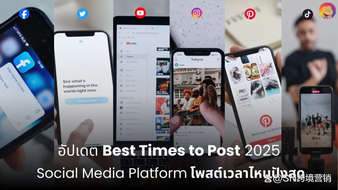 Facebook、Instagram和TikTok发帖最佳时间（2025）